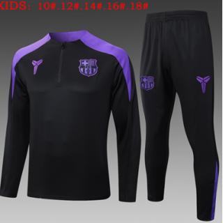 Chándal FC Barcelona 2025/26 (Black Half zipper) - NIÑOS